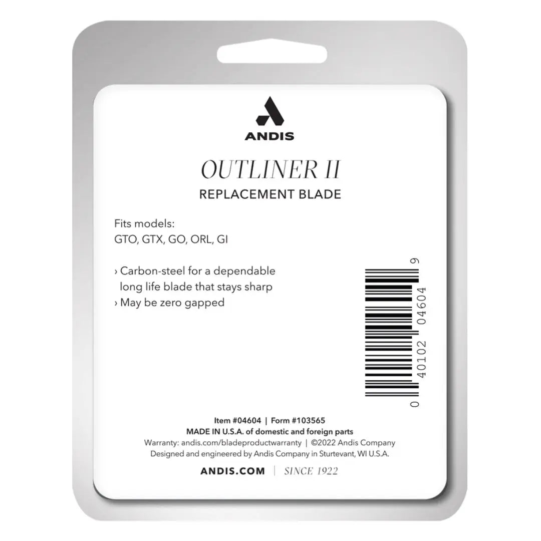 Andis 04604 Outliner II Replacement Blade – Stainless Steel Precision