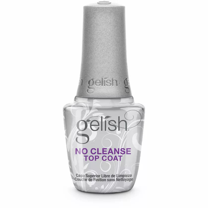 Gelish - No Cleanse Gel Top Gel Coat .5oz (Gel) Queen Nails & Beauty Supplies