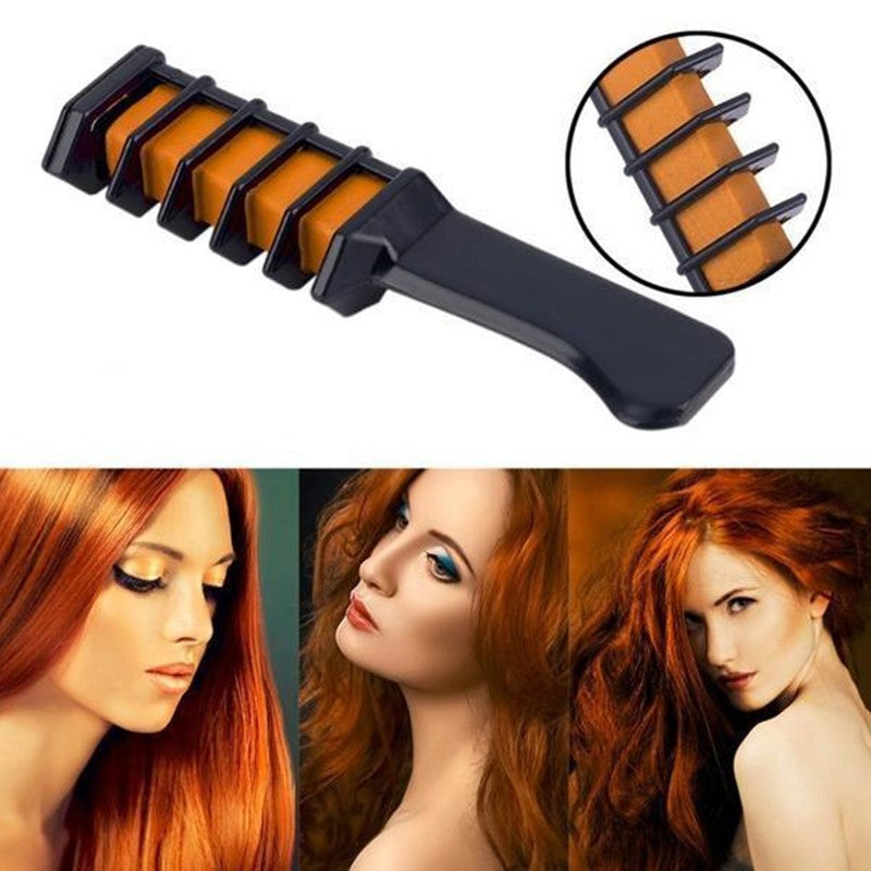 Temporary Mini Disposable Crayons Hair Color Dyeing Mascara Dye Chalk Box With Brush My Store