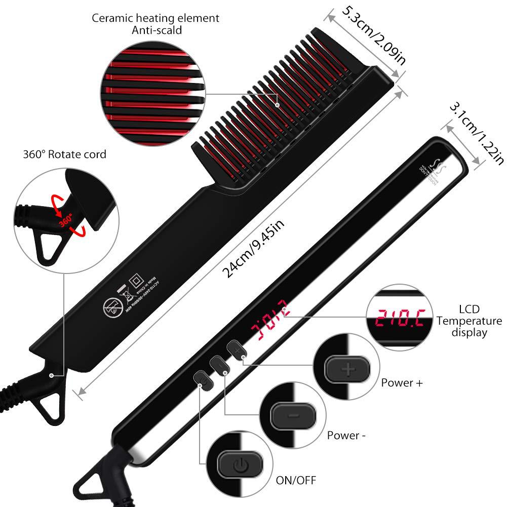 Ladies Straight Hair Comb Men's Multifunctional Hairstyle Comb Personal Care Men's Beard Styling Comb Elyvora LLC