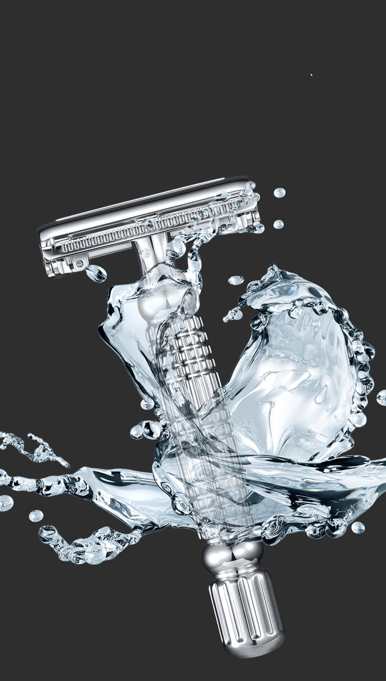 Men's Manual Razor Old-fashioned Beard Shaver Razor Holder Double-sided Blade Type Sell My Stuff