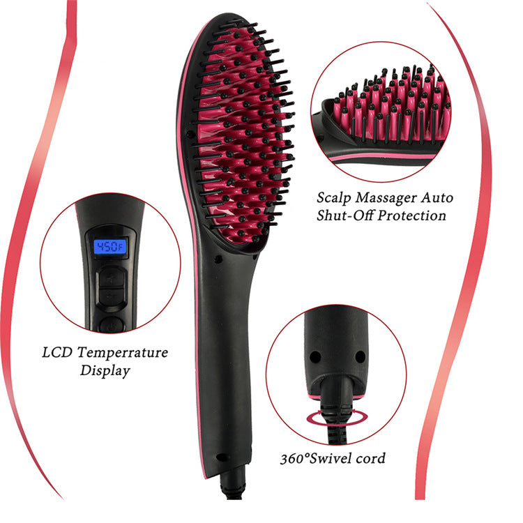 Imply Straight Electric Straight Hair Comb Magic Smooth Hair Comb Negative Ion Comb My Store