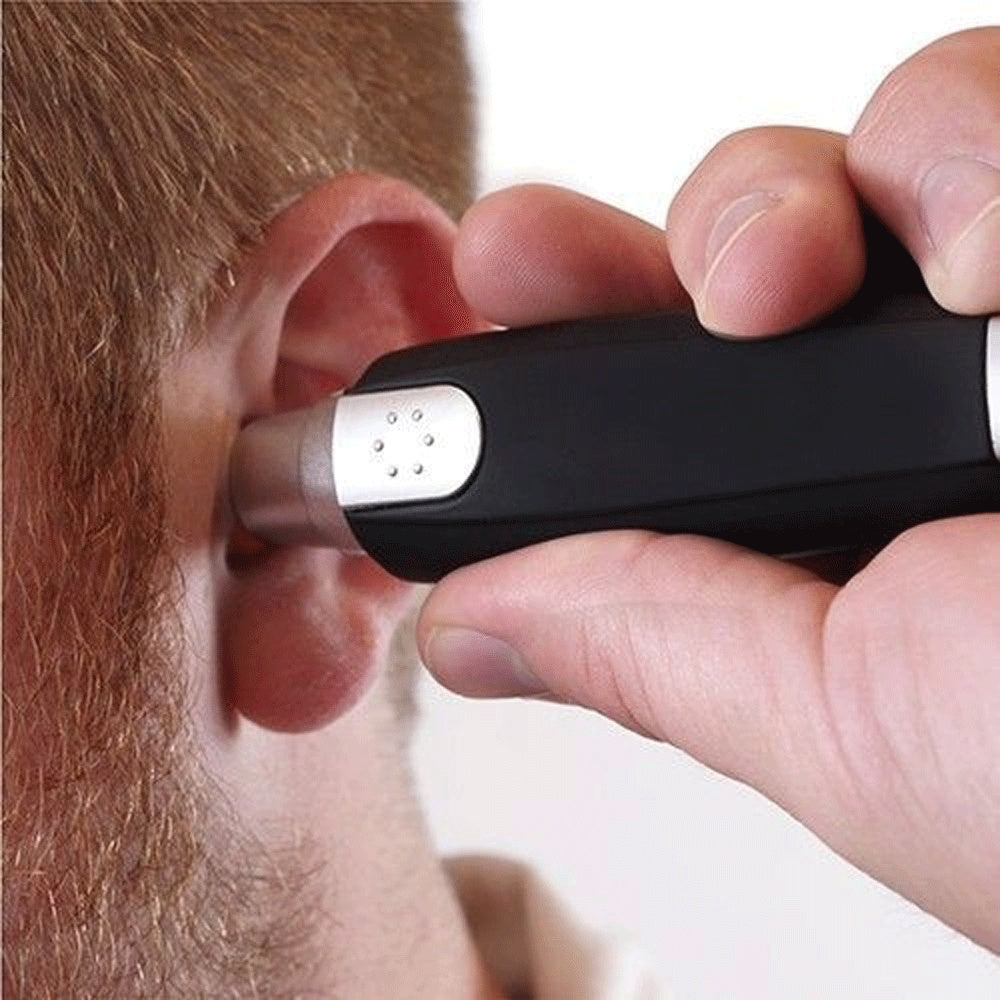 Electric Nose Ear Hair Trimmer Eyebrow Shaver Clipper Groomer Cleaner Unisex Electric Nose Hair Trimmer Portable Ear Hair Removal Painless Nose Hair Clipper with LED Light for Men and Women FLIPSTYLEZLLC