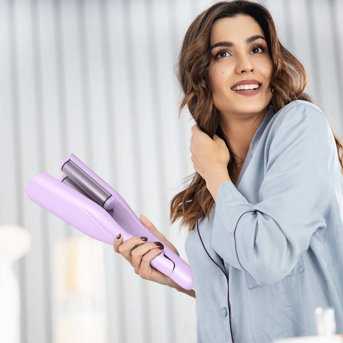 Deep Curling Wand with 5 Temps Gamba Beauty