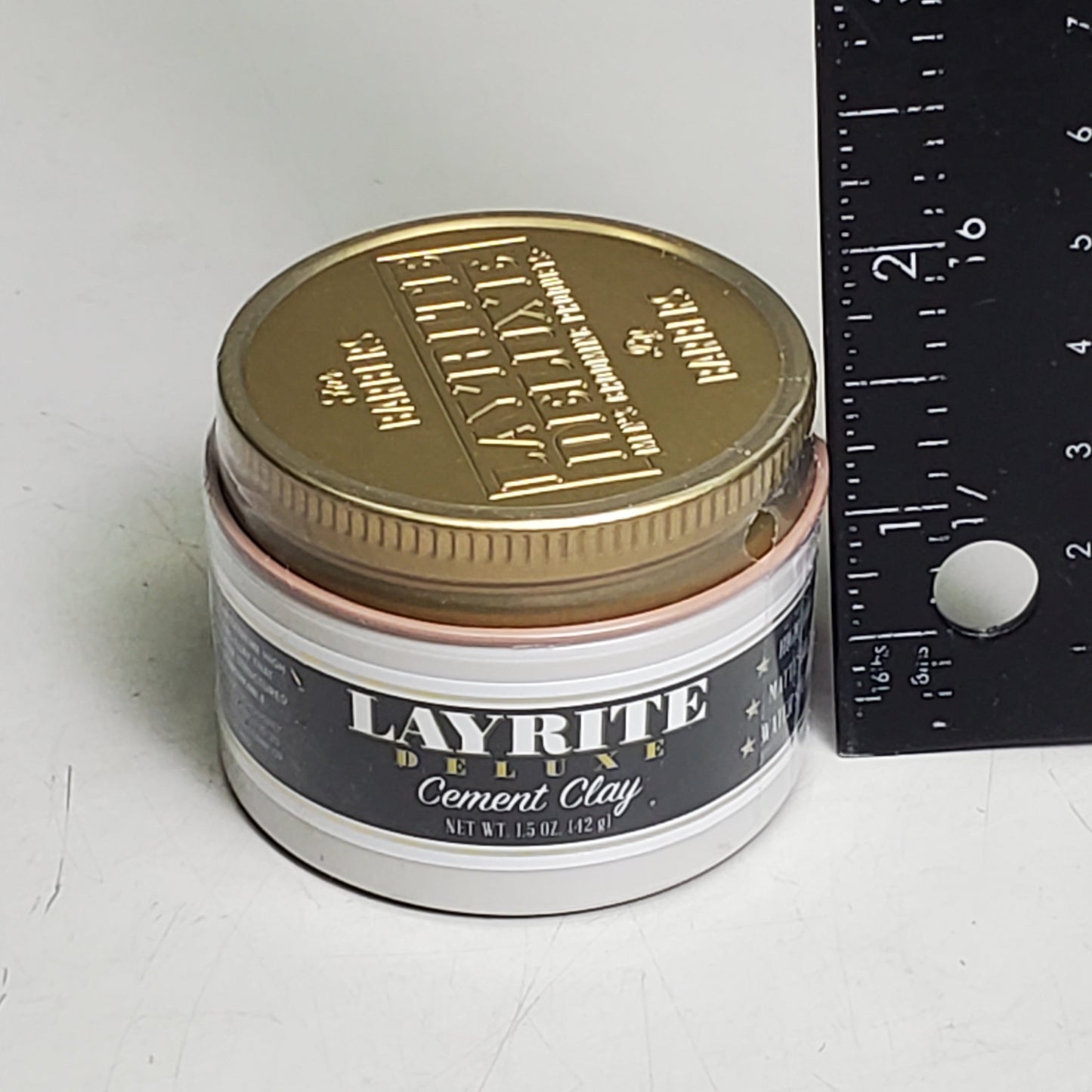 LAYRITE DELUXE Hair Cement Clay 1.5 oz Extreme High Hold Water Based PayWut