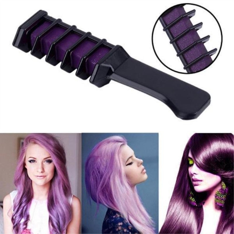 Temporary Mini Disposable Crayons Hair Color Dyeing Mascara Dye Chalk Box With Brush My Store