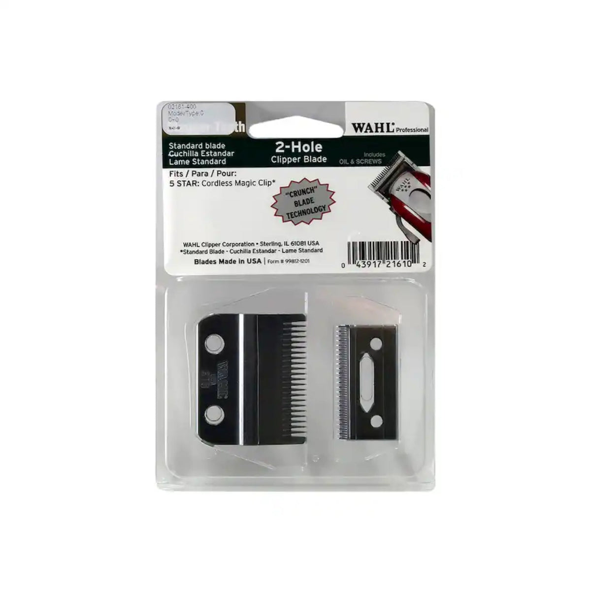 Wahl Professional 5 Star Stagger-Tooth Clipper Blade Replacement Blade - 2161 Balec Group