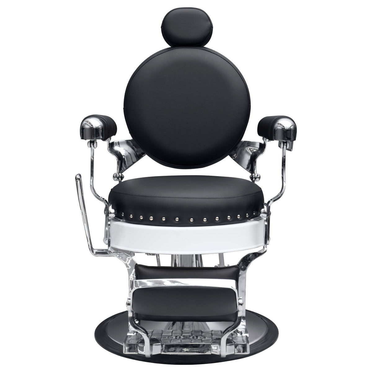 160Β° Reclining with Vintage Rivet Details Barber chair The Sterling 8828 MYS