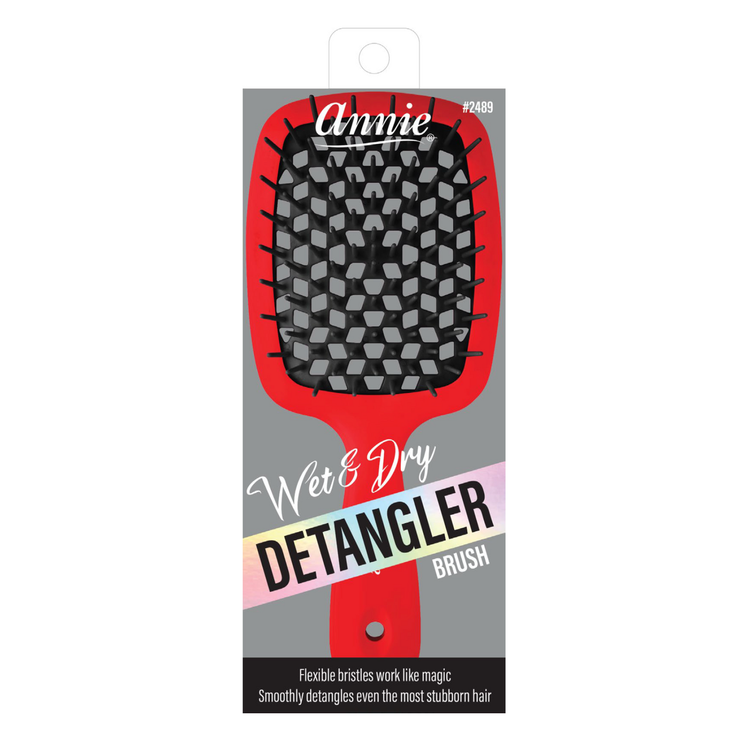 Annie Wet & Dry Detangler Brush, 1 Count, Assorted Colors Annie International, Inc.