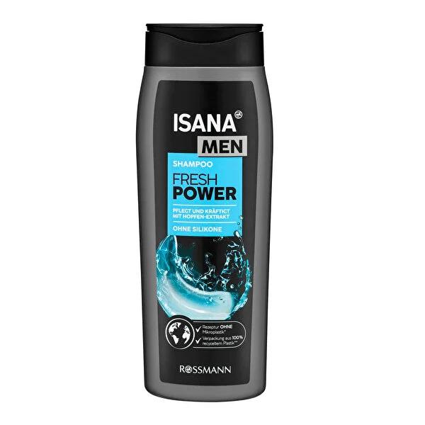 Isana Volumizing Shampoo for Normal Hair - Silicone-Free, Vegan, Dermatologically Tested - 10.14 fl oz Beauty Care Bag