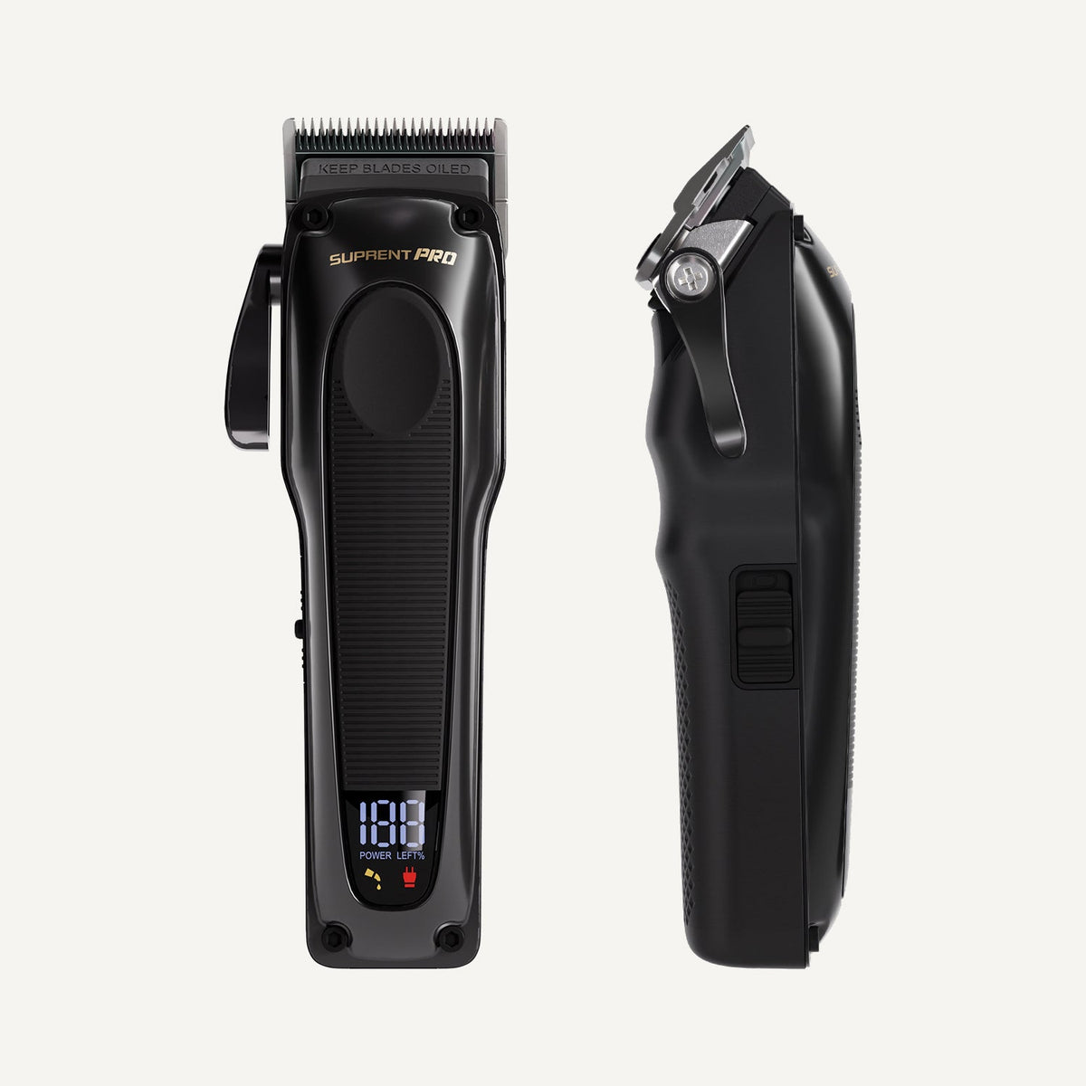 The Black Obsidian Professional Clipper and Trimmer Set - HC776BX SUPRENT US