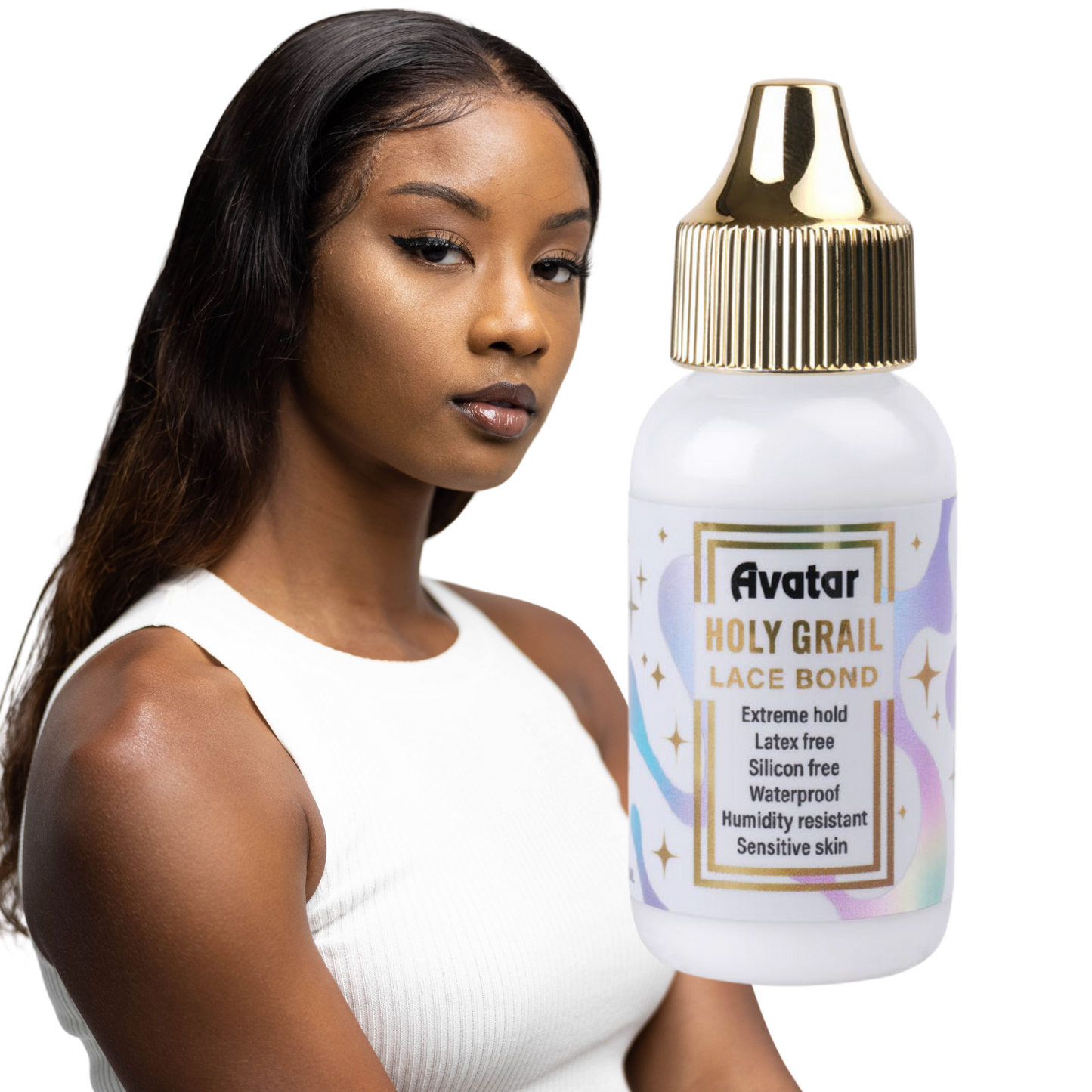 Avatar Holy Grail Lace/Wig Bond Display, 12 Count Wig Glue, Clear Annie International, Inc.