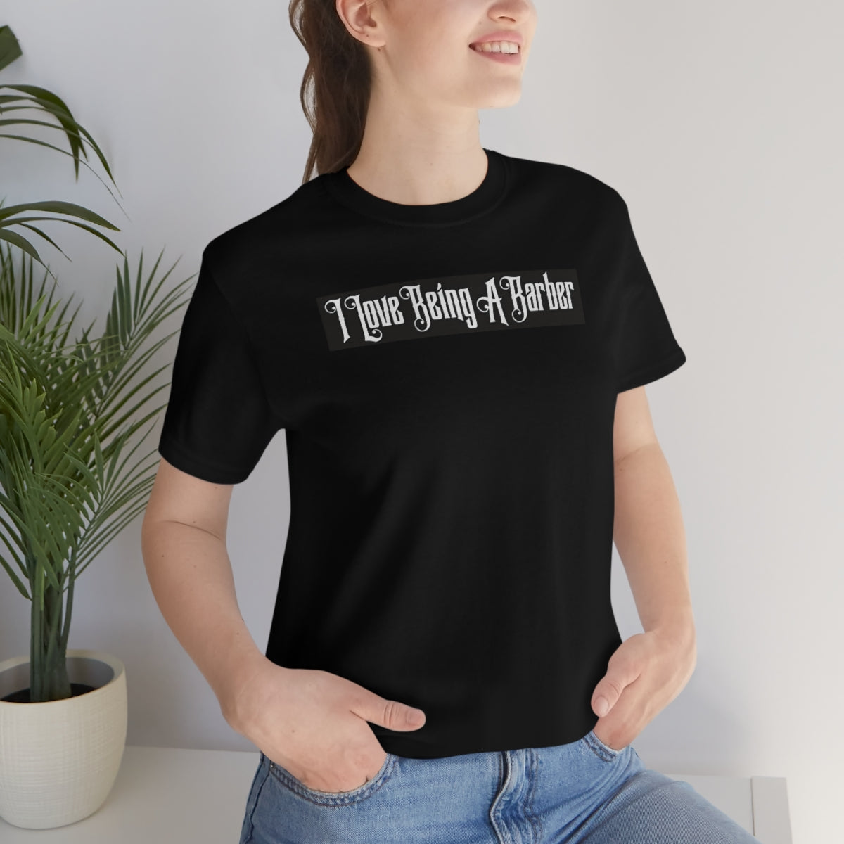 Unisex Jersey Short Sleeve Tee officialilovebeingabarber