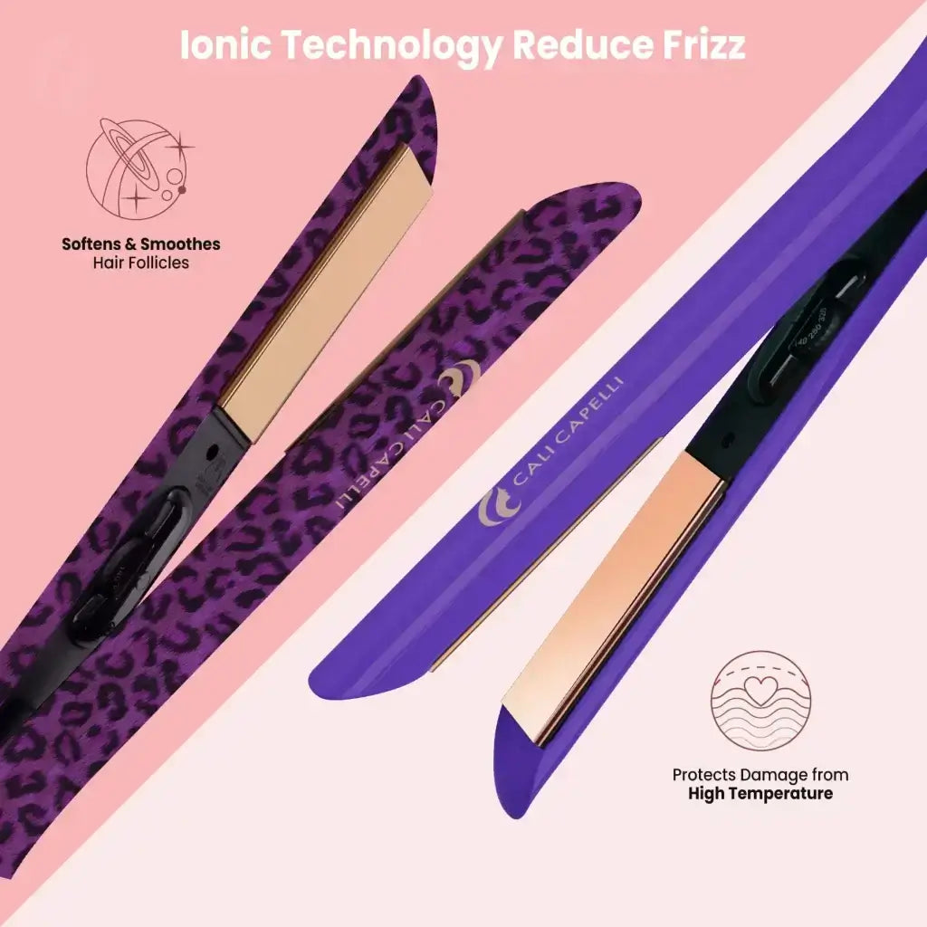 Titanium Hair Straightener Pro-Series 1″ Purple Calicapelli Hair Tools