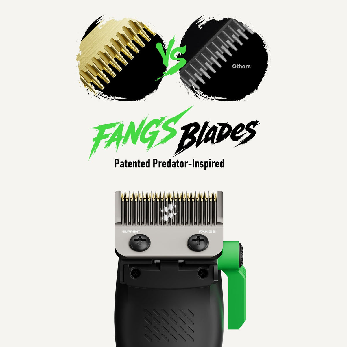 The Fangs V10 Vector Motor Hair Clipper SUPRENT US
