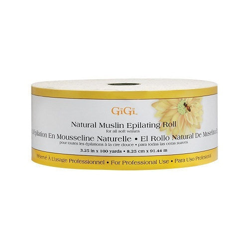 GiGi Natural Muslin Epilating Roll 3.25 In X 100 Yards Pasteur Pharmacy