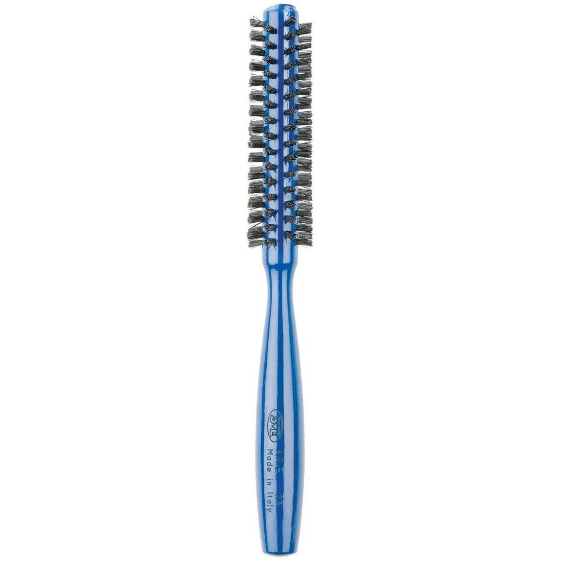 Ariel Blue Italian 3ME Round Boar Bristle Hair Brush Pasteur Pharmacy