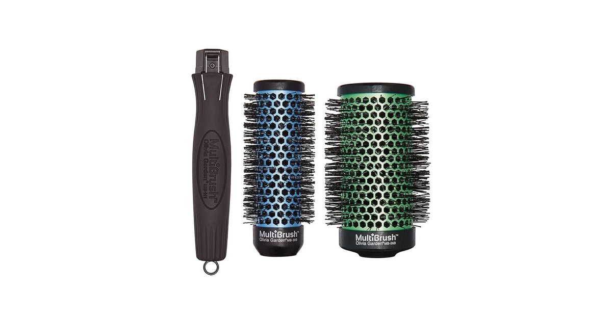 Olivia Garden Multi Brush 3-Piece Kit MB-KT01 The Beauty Box