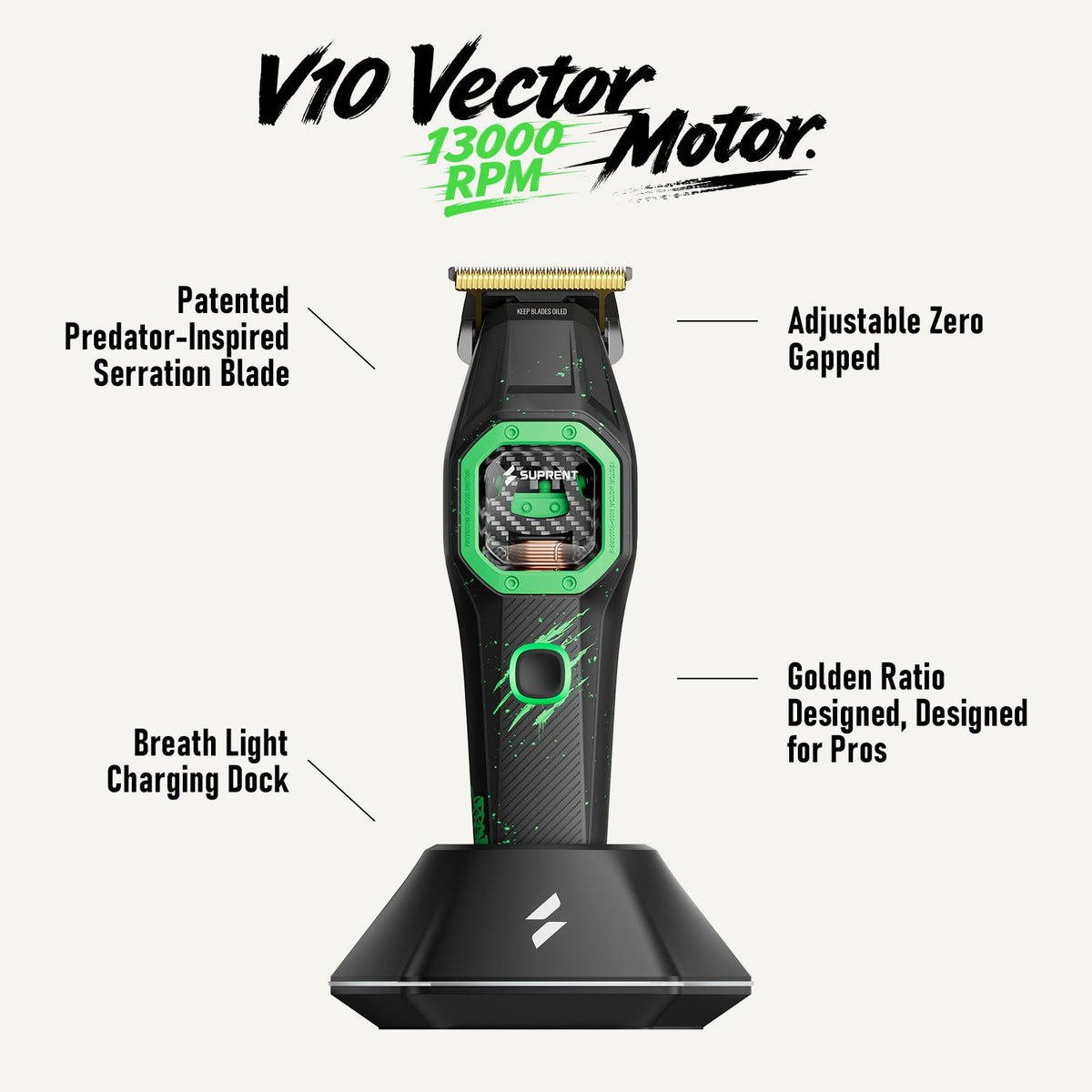 The Fangs V10 Vector Motor Hair Trimmer SUPRENT US