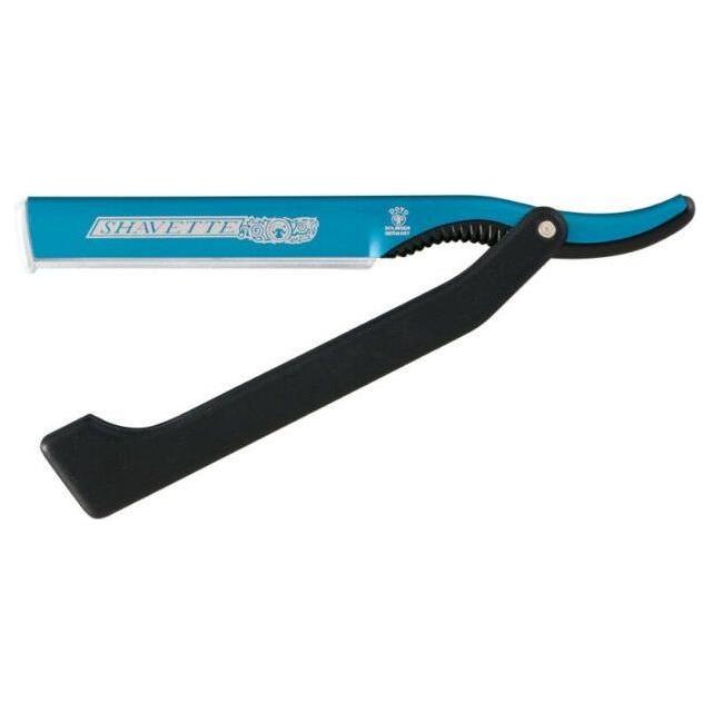 Dovo Blue Shavette Satin Finish Straight Razor With Red Holder DOV2010140 Pasteur Pharmacy