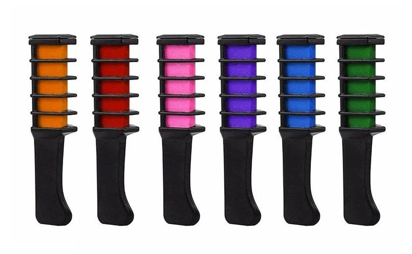 Temporary Mini Disposable Crayons Hair Color Dyeing Mascara Dye Chalk Box With Brush My Store