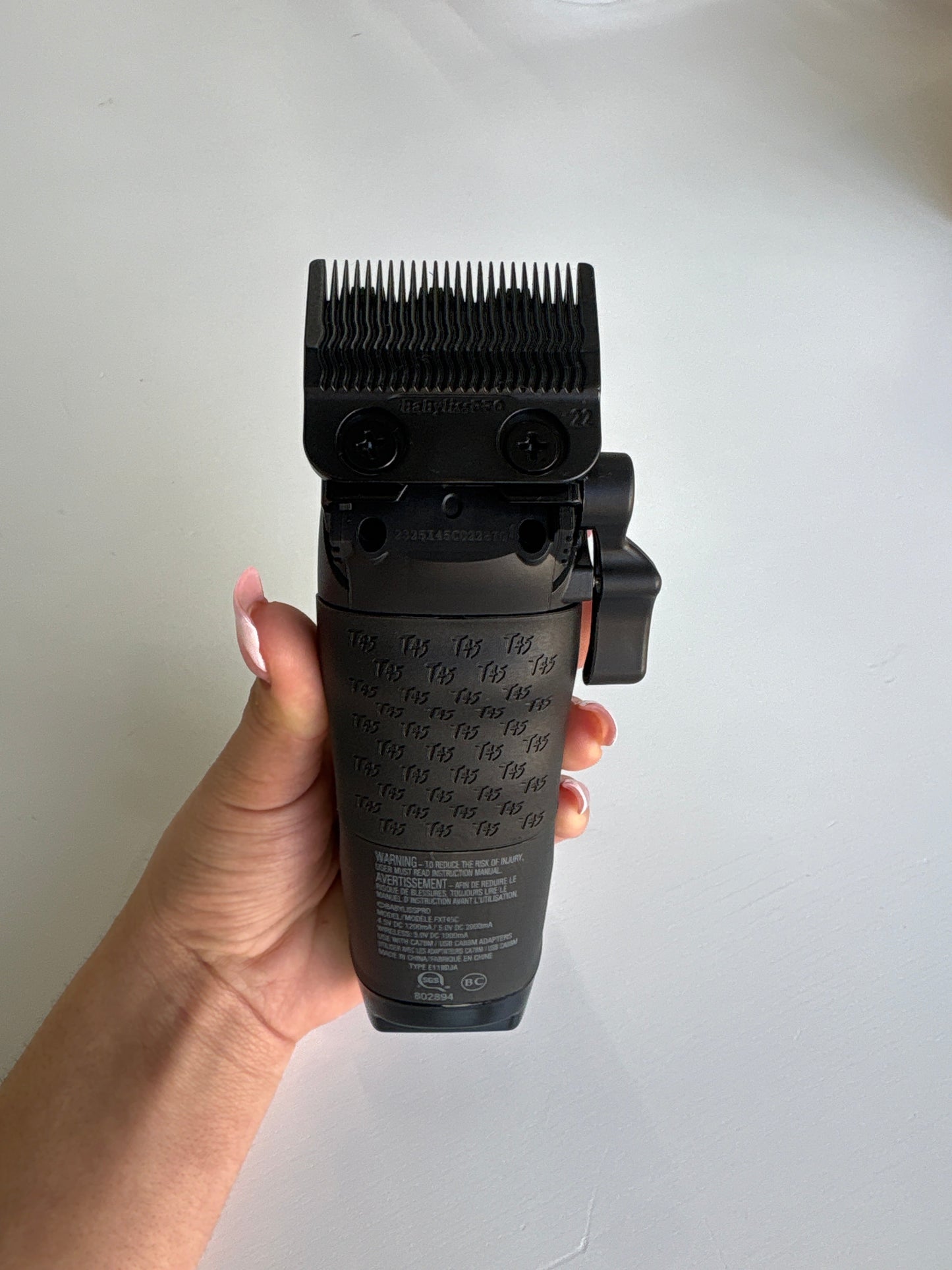 BaBylissPRO® Tomb45® Wireless Charging Clipper FXT45C The Barber Plug