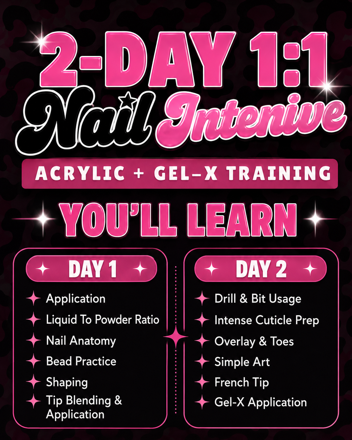 TheNailGoatCo The Nail Goat 2-Day Intensive (in-person class) TheNailGoat.Co