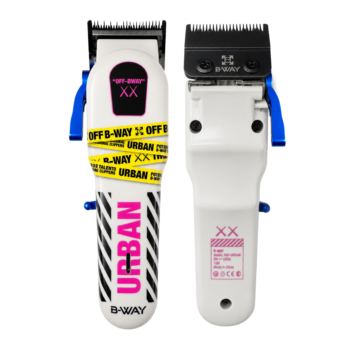 B-WAY NEW URBAN Shorty Professional Cordless Clipper – 8,000 RPM RT-Way USA