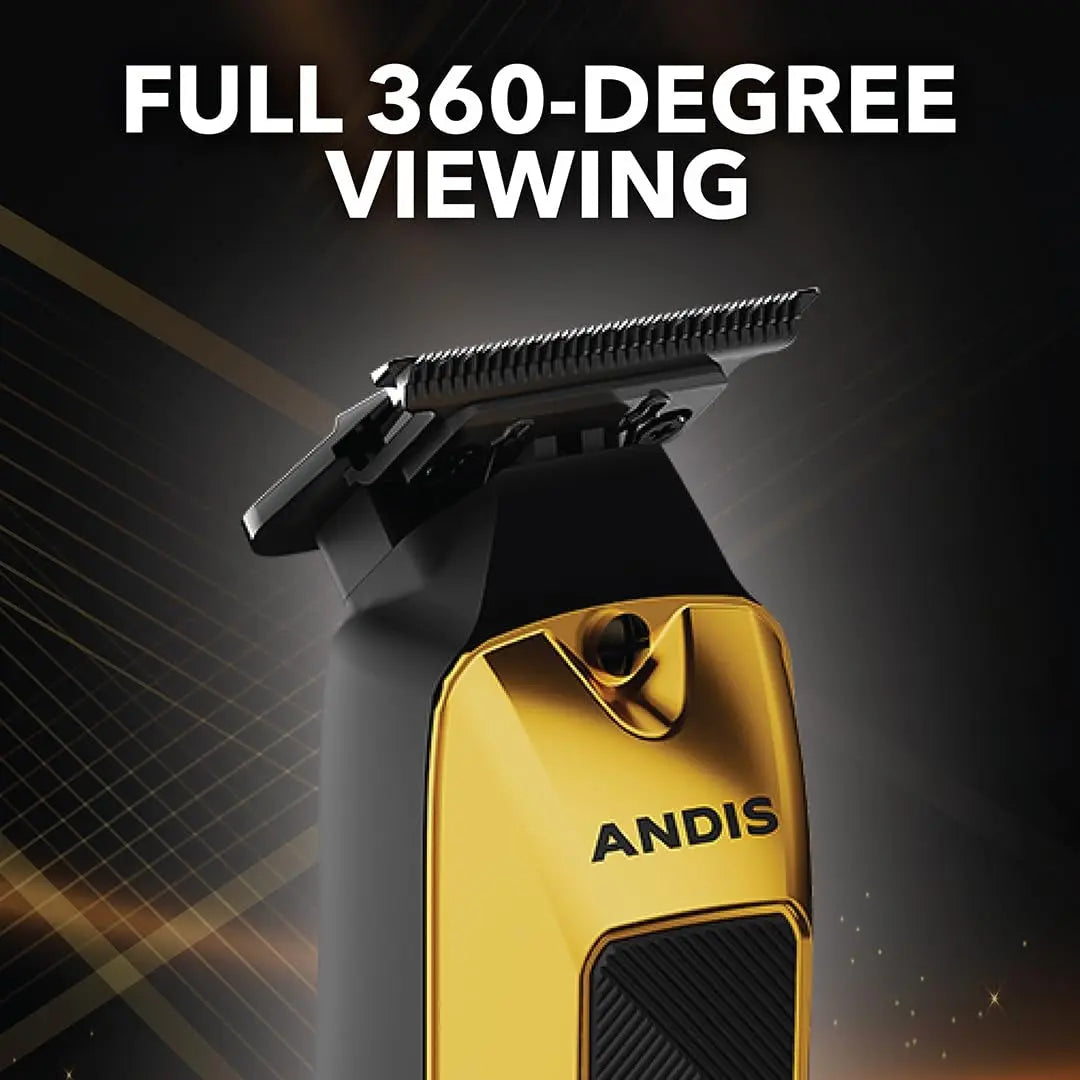 Andis 562310 Phenom Professional Cord/Cordless Trimmer, Gold BUYBARBER.COM