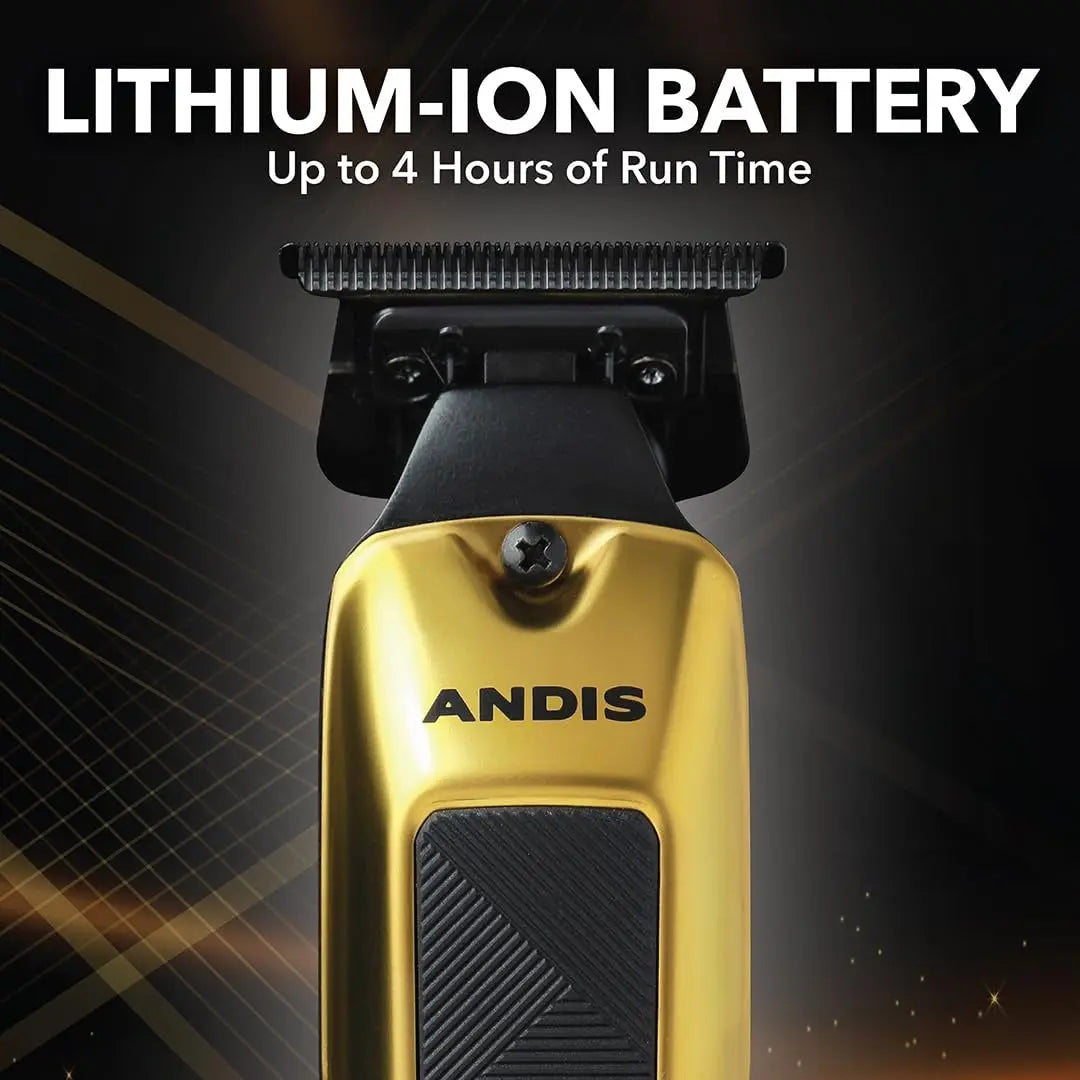 Andis 562310 Phenom Professional Cord/Cordless Trimmer, Gold BUYBARBER.COM