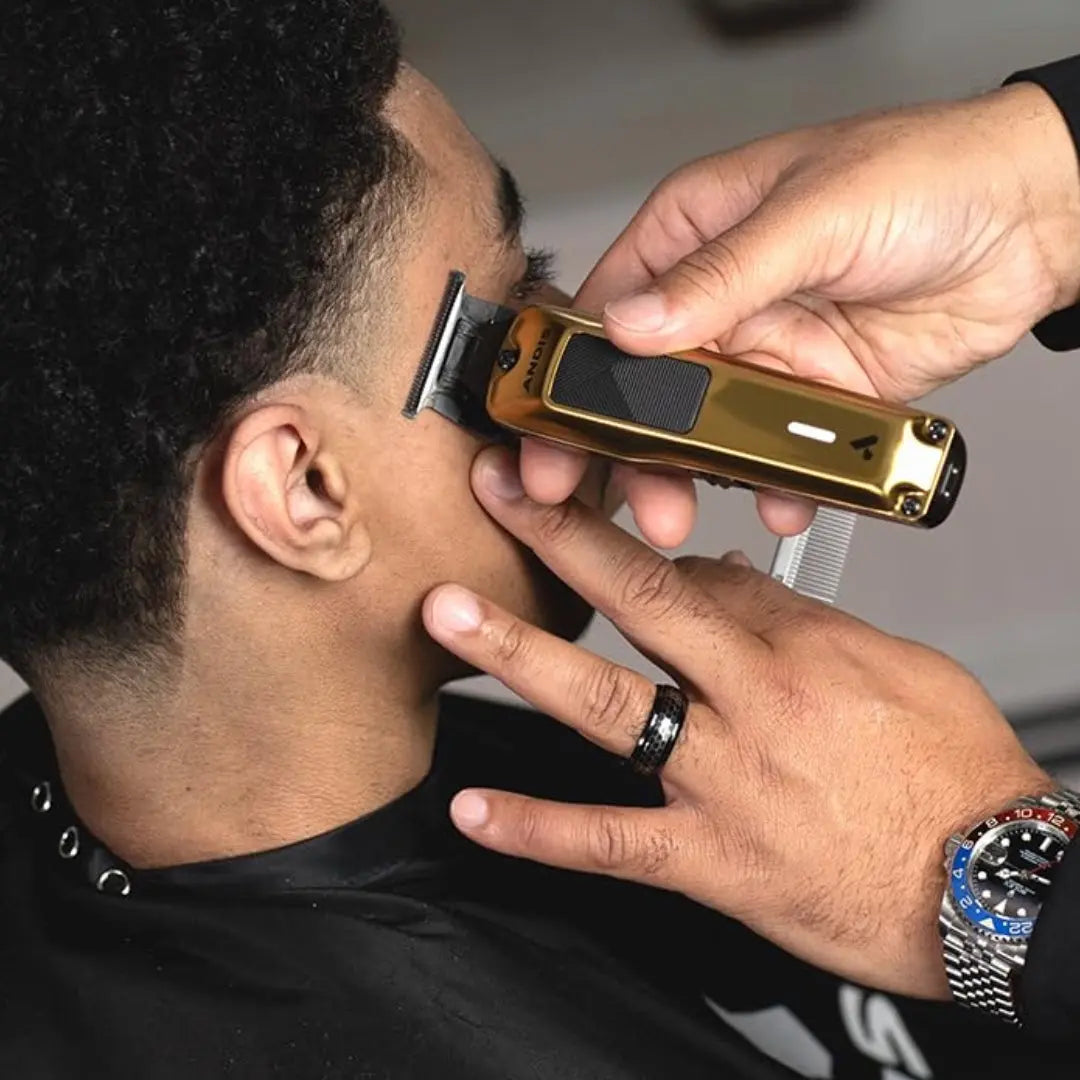 Andis 562310 Phenom Professional Cord/Cordless Trimmer, Gold BUYBARBER.COM