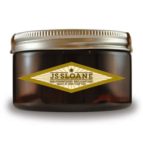 JS Sloane Medium Weight Brilliantine Hair Pomade The Grease Shop