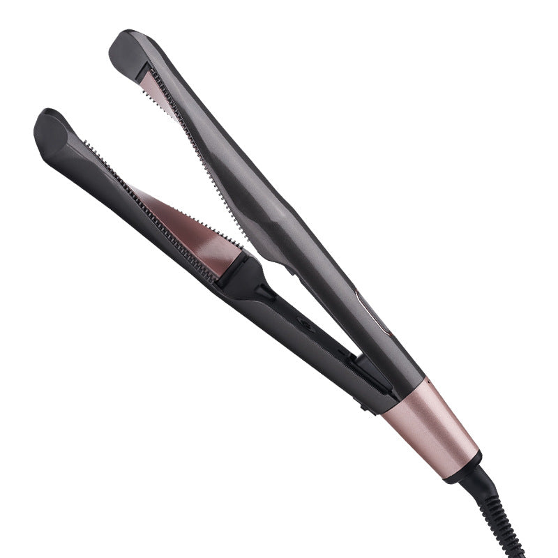 2 In1 Professional Hair Straightener Hair Crimper Dry/Wet Hair Straightening Curling Comb Elyvora LLC