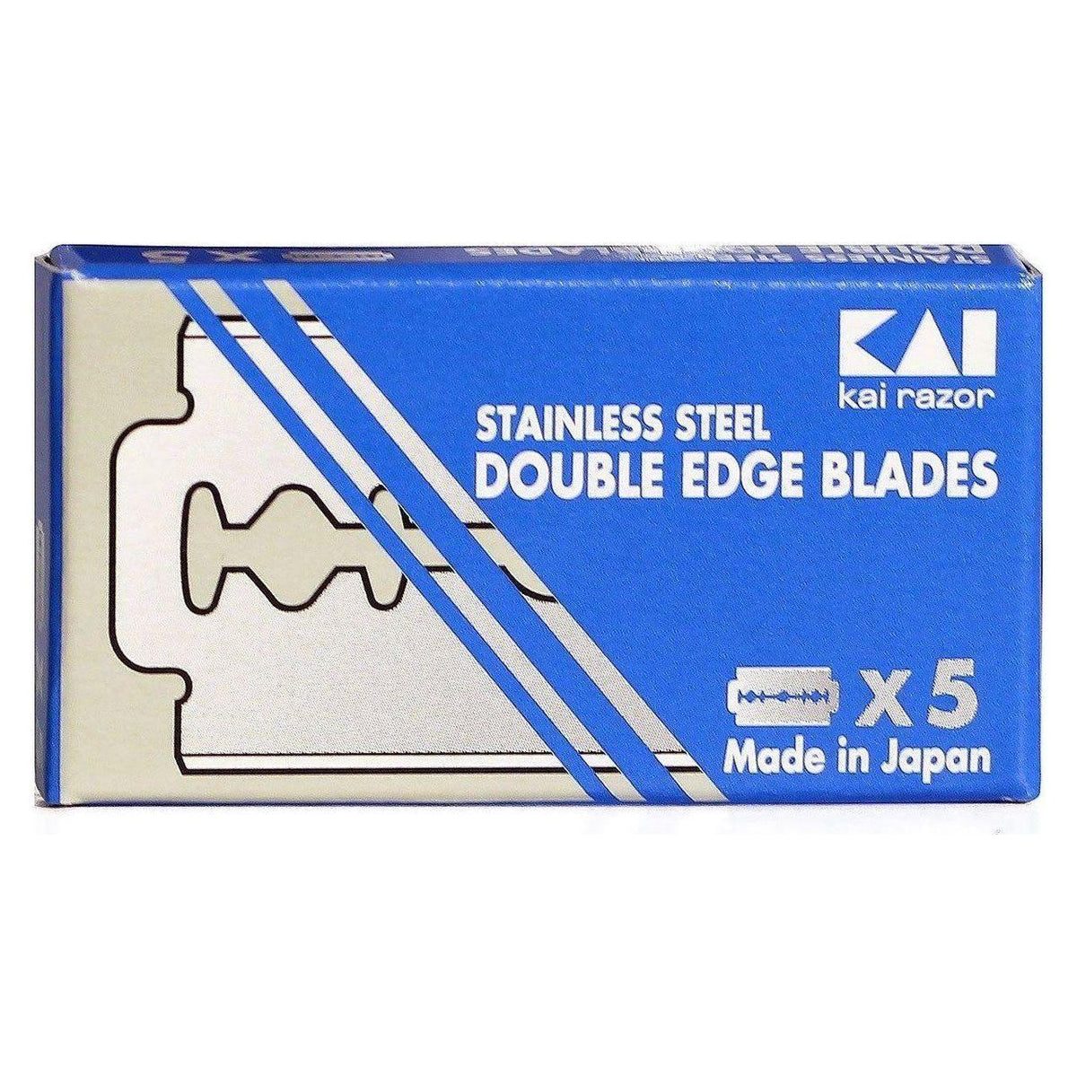 Kai Stainless Steel Double Edge Razor Blades 5 Ct Pasteur Pharmacy