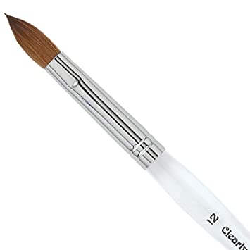 AmericaNails - Acrylic Brush Oval Kolinsky #12 (Pressed)
