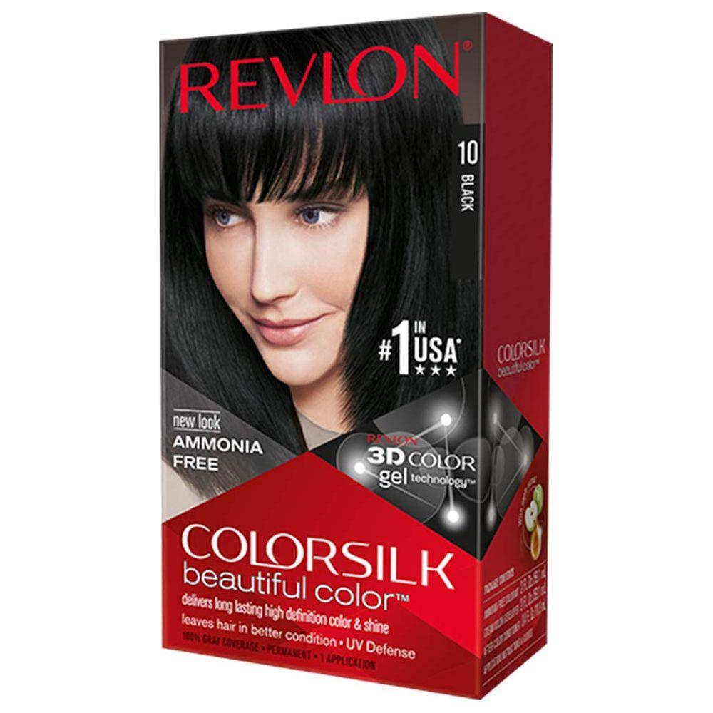 Revlon - ColorSilk 10 Black Permanent Haircolor 1.00 ct / 2 Oz Pasteur Pharmacy
