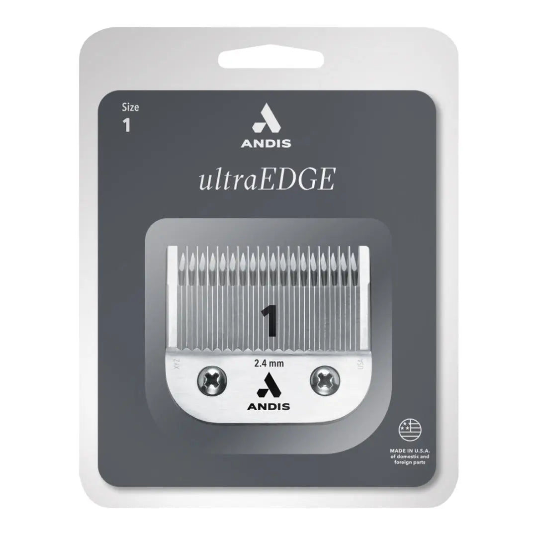 Andis 64070 UltraEdge Detachable Clipper Blade – Size 1, Carbon-Infused Steel BUYBARBER.COM