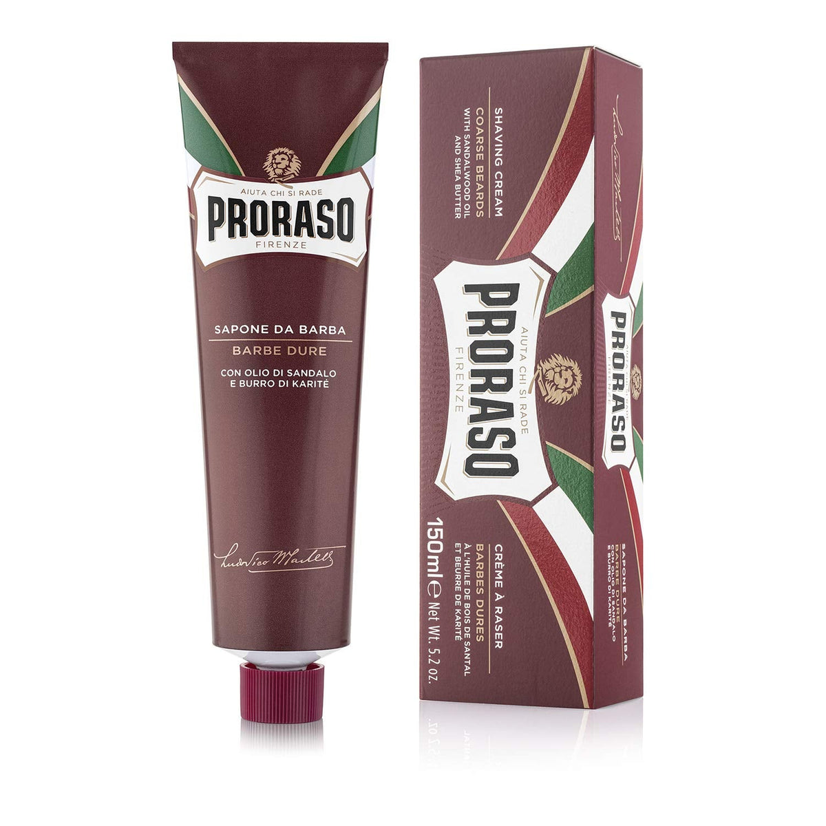 Proraso Emollient & Nourishing Shaving Cream With Sandalwood Oil & Shea Butter 5.2 Oz Pasteur Pharmacy