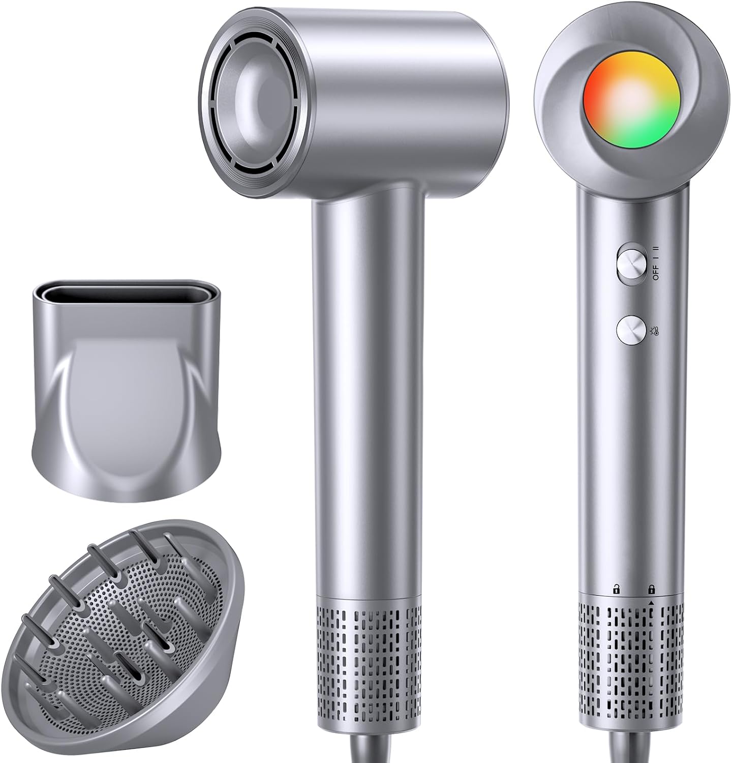 160000 RPM High-Speed Ionic Hair Dryer, Lightweight Portable Blow Dryer with 500 Million Negative Ions, Black