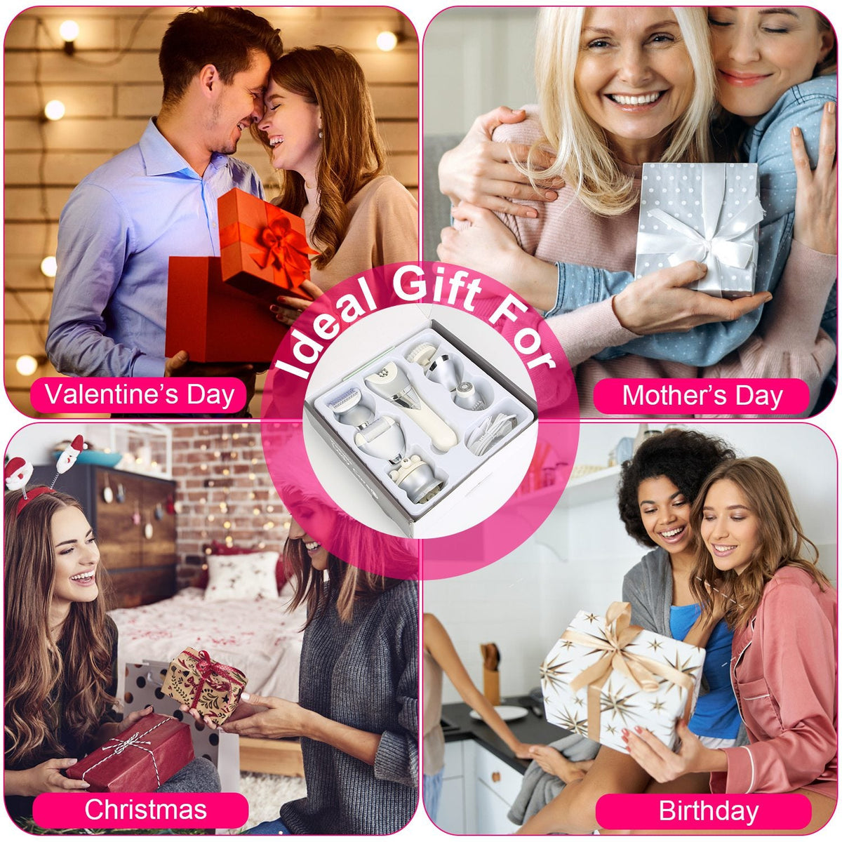 7 In 1 Electric Razor for Women Lady Hair Removal Gamba Beauty
