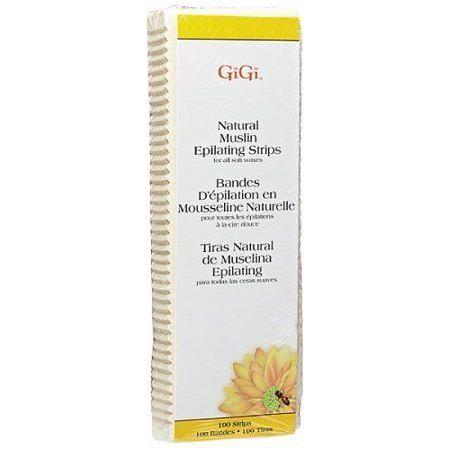 Gigi Natural Epilating Strips Large ( 3" X 9" ) 100 Strips Pasteur Pharmacy