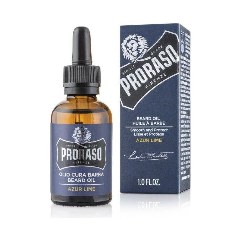 Proraso Single Blade Azur Lime Beard Oil 1 Oz Pasteur Pharmacy