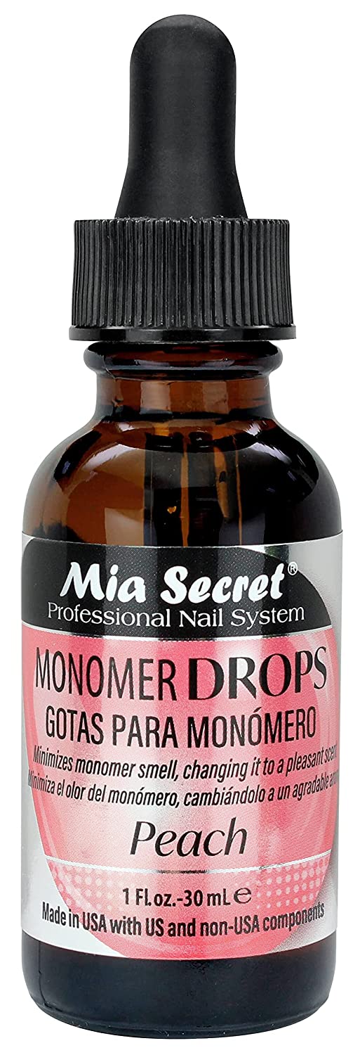 Mia Secret - Monomer Drop - Peach 4oz Queen Nails & Beauty Supplies
