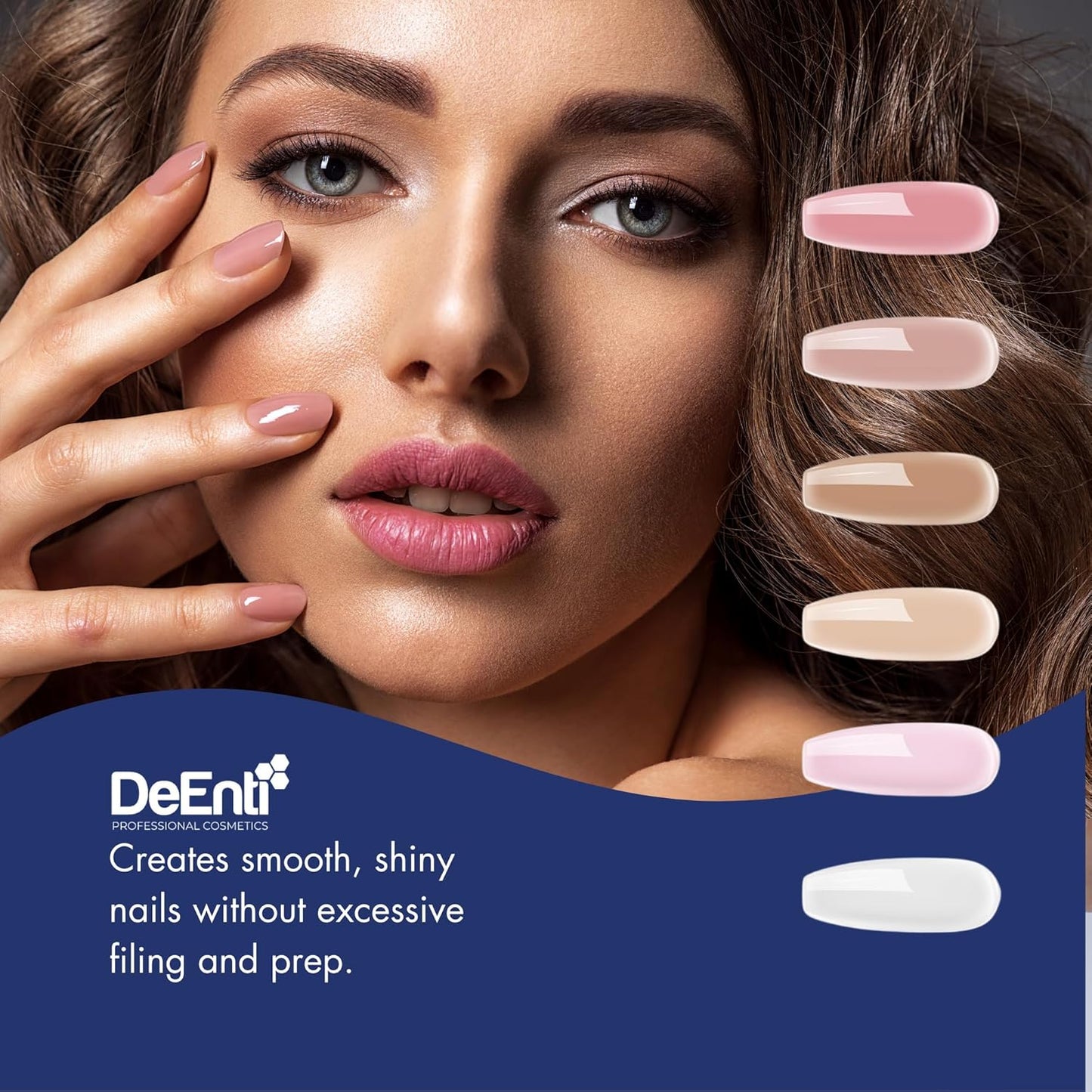 Dark Nude Acrylic Powder โ 4 oz Lunali Nail Supply