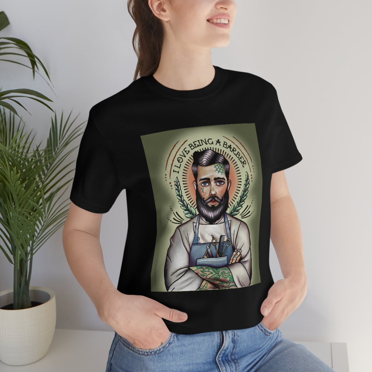 Unisex Jersey Short Sleeve Tee officialilovebeingabarber