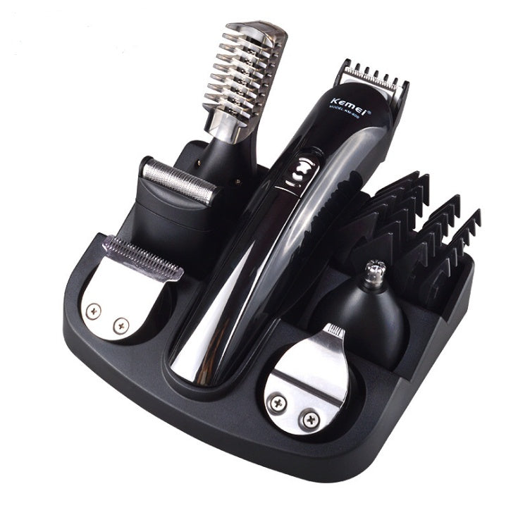 Kemei 6 in 1 Rechargeable Hair Trimmer Titanium Hair Clipper Electric Shaver Beard Trimmer Men Styling Tools Shaving Machine 600 Sell My Stuff