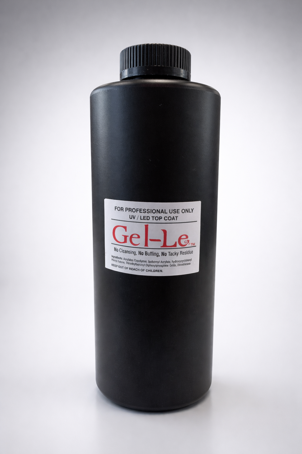 Gel-Le - Non-Cleansing Top Coat .5oz(Gel) Queen Nails & Beauty Supplies