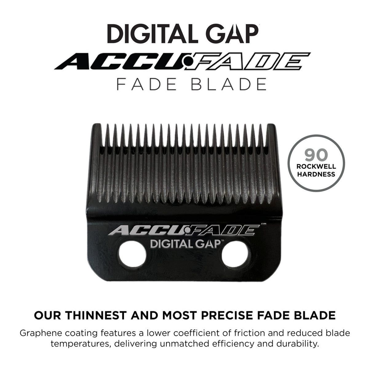 Digital Gap™ Accufade Graphene Fade Clipper Blade Cocco Hair Professional