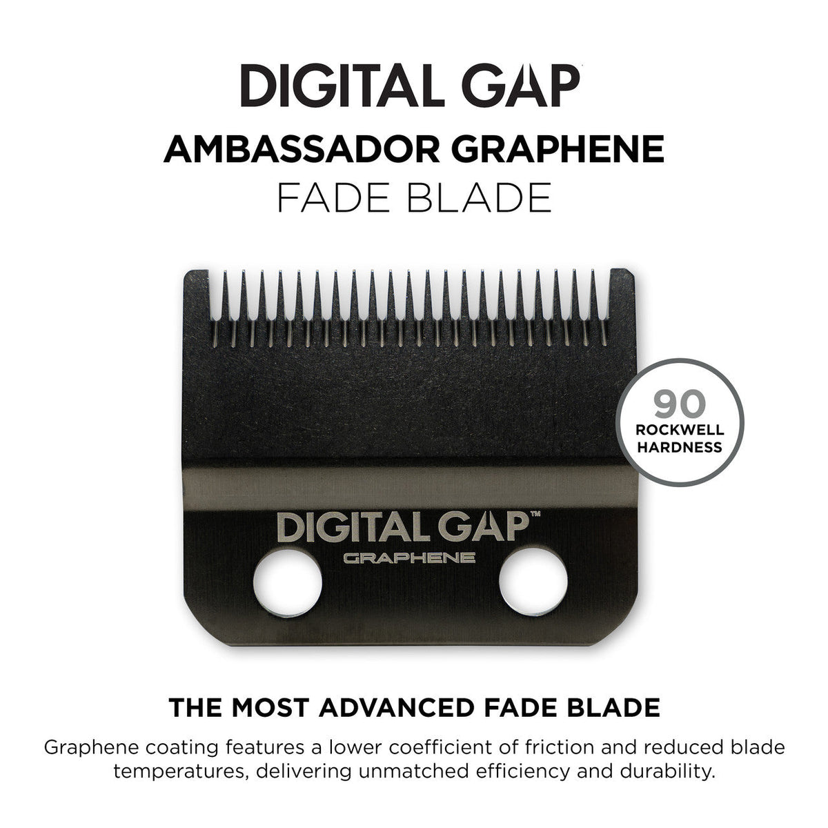 Digital Gap™ Ambassador Graphene Fade Clipper Blade Cocco Hair Professional