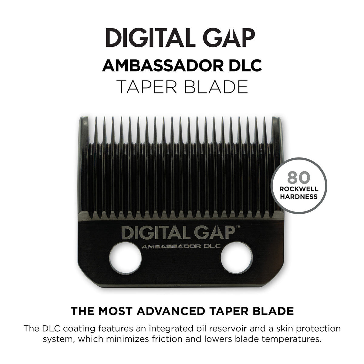Digital Gap™ Ambassador DLC Taper Clipper Blade Cocco Hair Professional